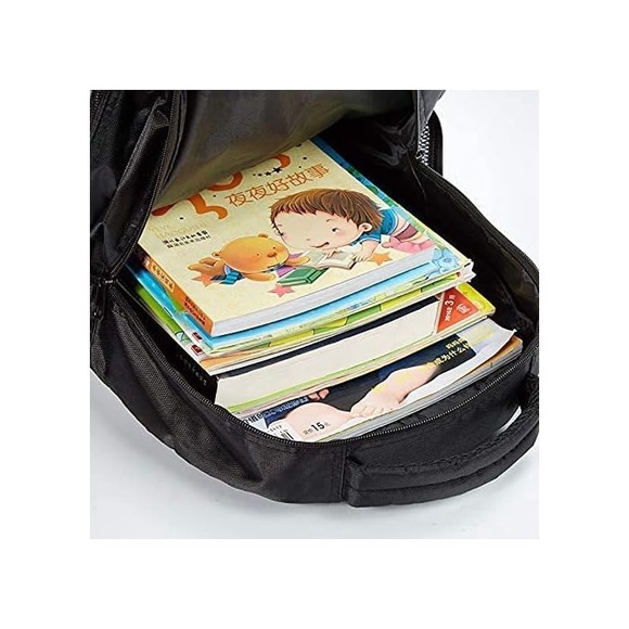 Shark Pattern Blood 3D Print Backpack Bookbag BN. - Picture 4 of 4